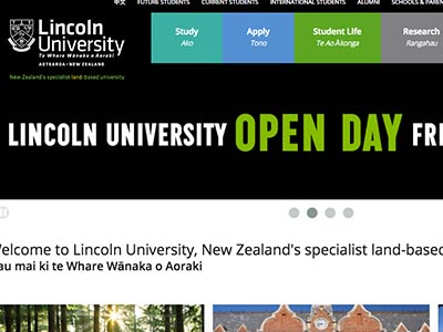 Lincoln University homepage