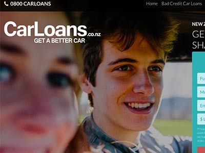 Car Loans homepage