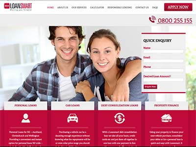 Loansmart homepage