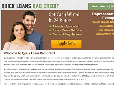 quick loans bad credit  short-term loans