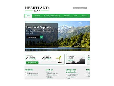 Heartland Bank homepage