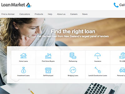 Loan Market homepage