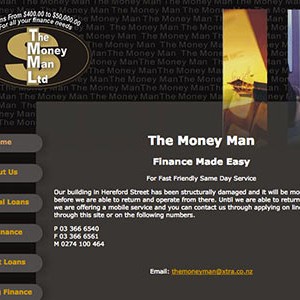 The Money Man homepage