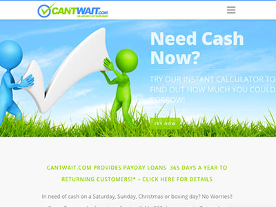 cantwait.com quick loans