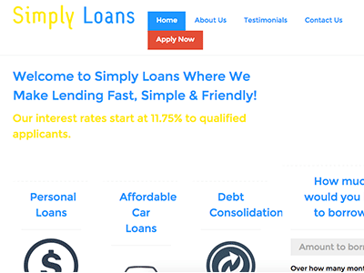 simply loans loans bad credit