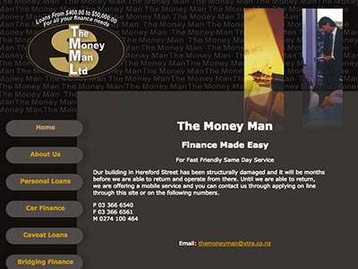 the money man short-term loans