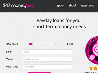247 money box payday loans
